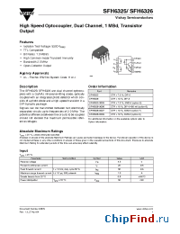 Datasheet SFH6326-X006 manufacturer Vishay