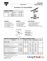 Datasheet SI1012R manufacturer Vishay