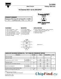 Datasheet SI1026X manufacturer Vishay