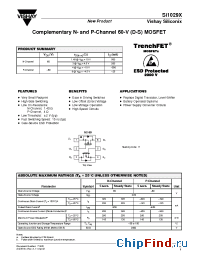 Datasheet SI1029X manufacturer Vishay