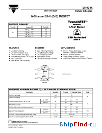 Datasheet SI1034X manufacturer Vishay