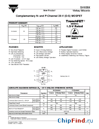 Datasheet SI1035X manufacturer Vishay