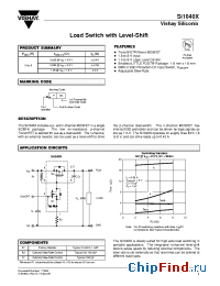 Datasheet SI1040X-T1-E3- manufacturer Vishay