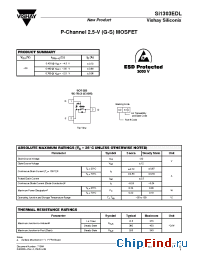 Datasheet SI1303EDL manufacturer Vishay