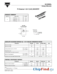 Datasheet SI1305DL manufacturer Vishay