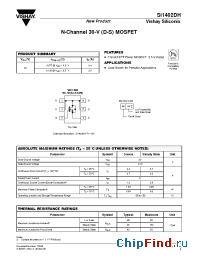 Datasheet SI1402DH manufacturer Vishay