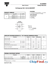 Datasheet SI1406DH manufacturer Vishay