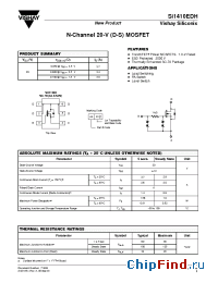 Datasheet SI1410EDH manufacturer Vishay