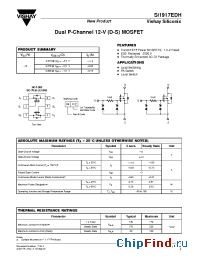 Datasheet SI1917EDH manufacturer Vishay