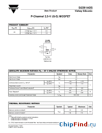 Datasheet SI2301ADS manufacturer Vishay