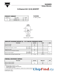 Datasheet Si2308DS-T1 manufacturer Vishay