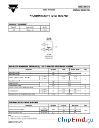 Datasheet SI2320DS manufacturer Vishay