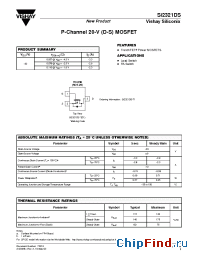 Datasheet SI2321DS-T1 manufacturer Vishay