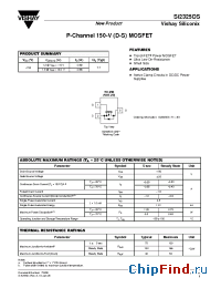 Datasheet Si2325DS manufacturer Vishay