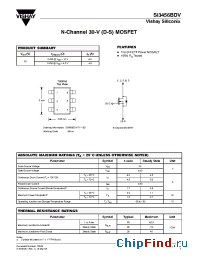 Datasheet SI3456BDV manufacturer Vishay