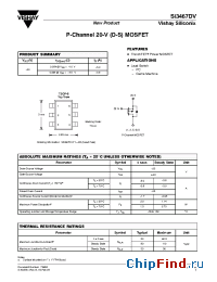 Datasheet SI3467DV manufacturer Vishay