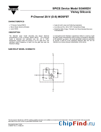 Datasheet SI3495DV manufacturer Vishay