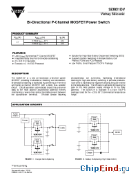 Datasheet SI3831DV manufacturer Vishay