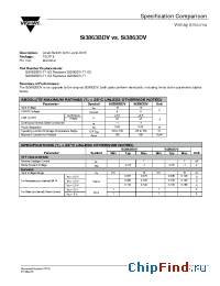 Datasheet SI3863BDV manufacturer Vishay