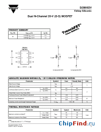 Datasheet SI3900DV manufacturer Vishay