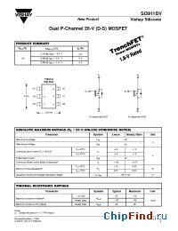 Datasheet SI3911DV manufacturer Vishay