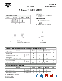 Datasheet SI4346DY manufacturer Vishay