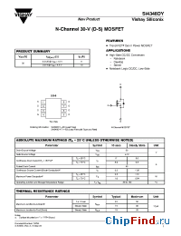 Datasheet SI4348DY manufacturer Vishay