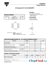 Datasheet Si4362DY-E3 manufacturer Vishay