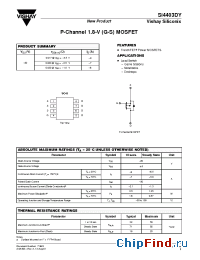 Datasheet SI4403DY manufacturer Vishay