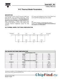 Datasheet SI4416DY_RC manufacturer Vishay