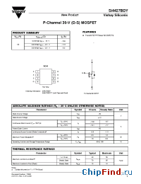 Datasheet SI4427BDY manufacturer Vishay