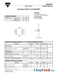 Datasheet SI4462DY manufacturer Vishay