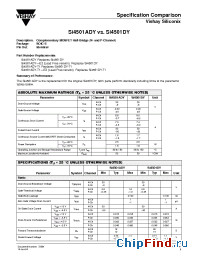 Datasheet SI4501ADY manufacturer Vishay