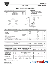 Datasheet SI4704DY manufacturer Vishay