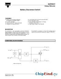 Datasheet SI4720CY manufacturer Vishay