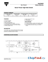 Datasheet SI4750DY-E3 manufacturer Vishay