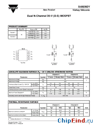 Datasheet SI4828DY manufacturer Vishay