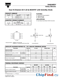 Datasheet SI4834BDY manufacturer Vishay