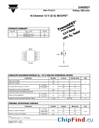 Datasheet SI4838DY manufacturer Vishay