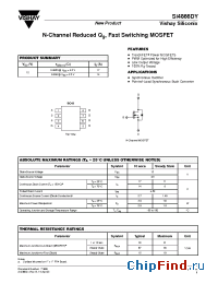 Datasheet SI4866DY manufacturer Vishay