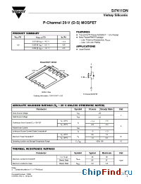 Datasheet Si7370DP-T1-E3 manufacturer Vishay
