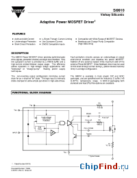 Datasheet Si9910DJ manufacturer Vishay