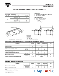 Datasheet SIF912EDZ manufacturer Vishay