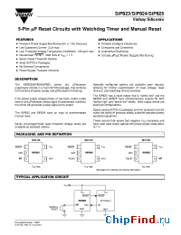 Datasheet SIP823REU производства Vishay