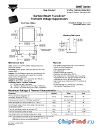 Datasheet SM6T24A manufacturer Vishay