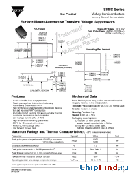 Datasheet SM8S manufacturer Vishay