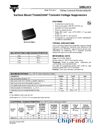 Datasheet SMBJ3V3-E3/52 manufacturer Vishay