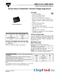 Datasheet SMBJ6.0A/5B производства Vishay