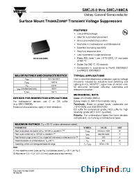 Datasheet SMCJ5.0A/57 производства Vishay