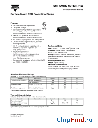 Datasheet SMF11A manufacturer Vishay